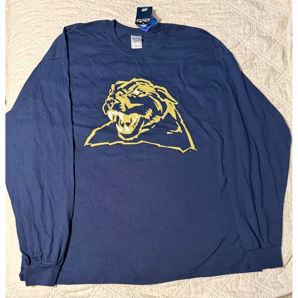Pittsburgh Panthers Mens 2XL Long Sleeve T-Shirt Navy Blue NEW